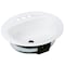 Surfside Bootz Azalea Enameled Steel Bathroom Sink 20 in. W X 6.5 in. D White 021-2445-00 - alternate 1